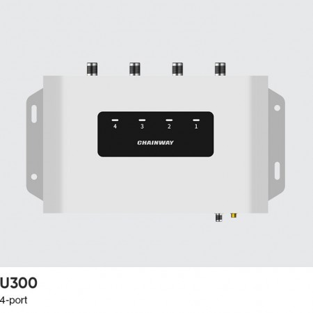 Chainway U300 – 4 porters kompakt og kraftig UHF RFID-leser for stasjonær bruk